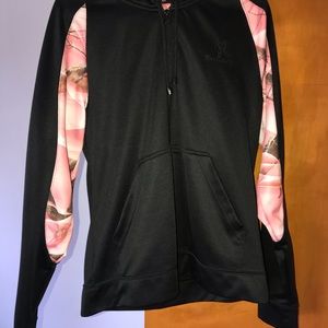Pink camo hoodie